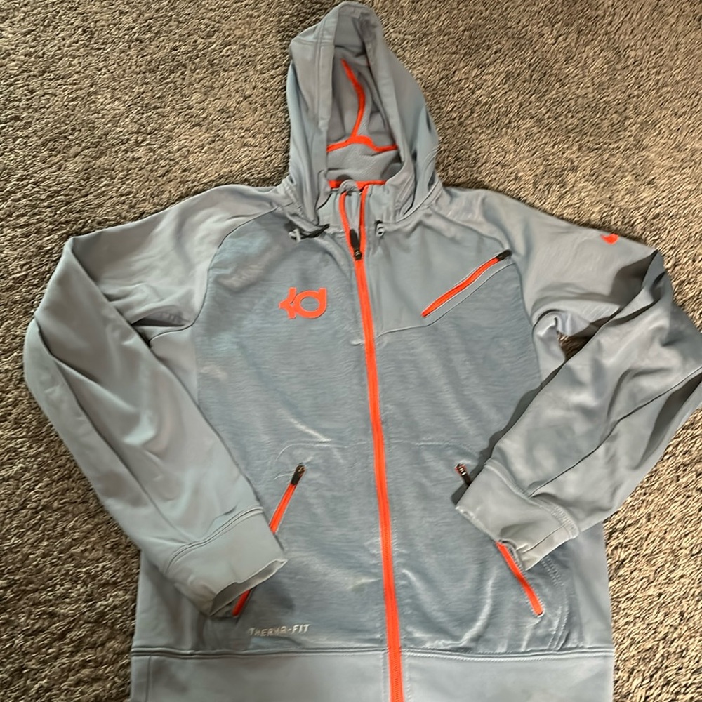 Nike zip up hoody size small therm-fit